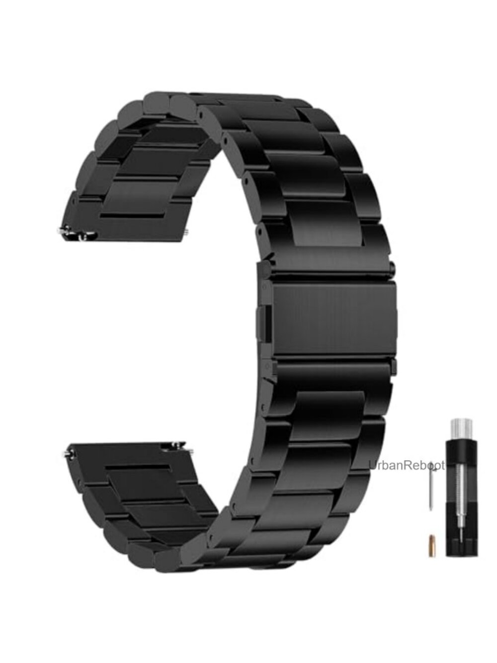 316L Stainless Steel Metal Watch Band Quick Release Universal Strap